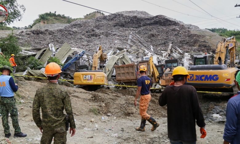 4 dead, many still trapped in Philippines landfill collapse | Latest Updates